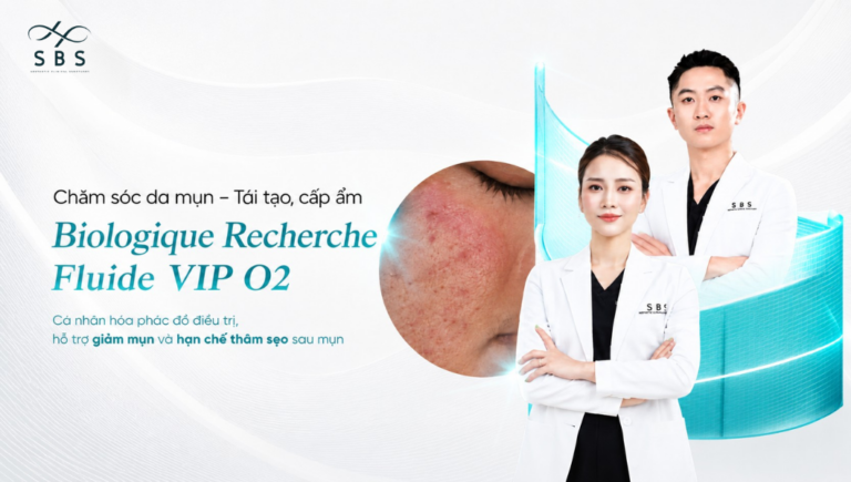 Chăm sóc da mụn – Tái tạo, cấp ẩm Biologique Recherche Fluide VIP O2