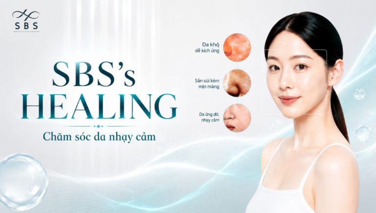 Chăm sóc da nhạy cảm – SBS’s Healing